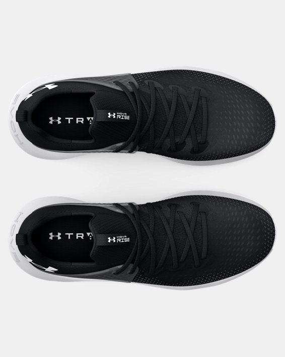 รองเท้าเทรนนิ่ง UA HOVR™ Rise 3 สำหรับผู้ชาย in Black image number 2